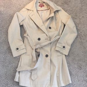Merona Water Repellant Tan Trench Coat